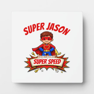 Custom Kids Superhero Name & Superpower Plaque