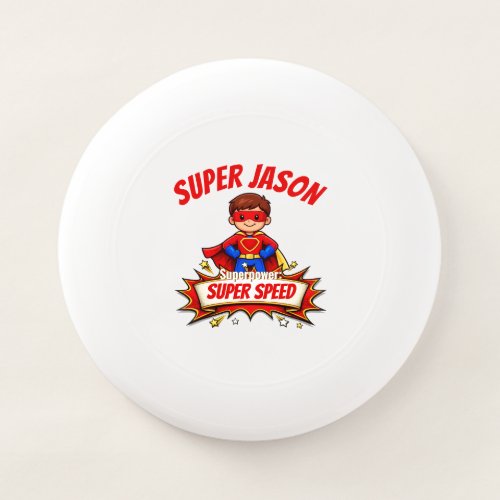 Custom Kids Superhero Name & Superpower Wham-O Frisbee