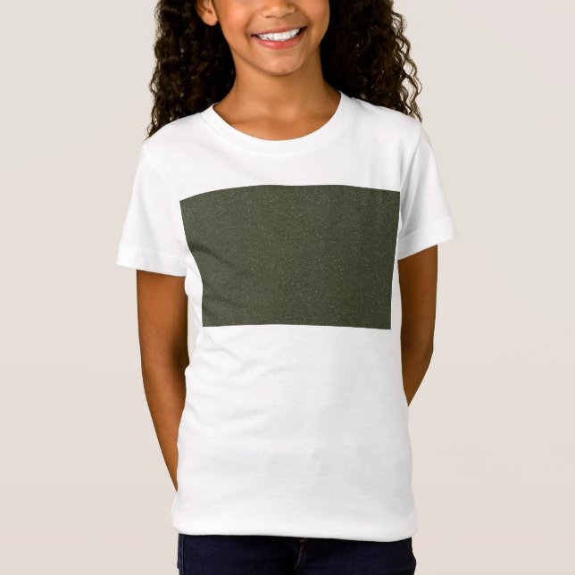 Custom Kids' Tee – Moss Green Spark Block (Front)