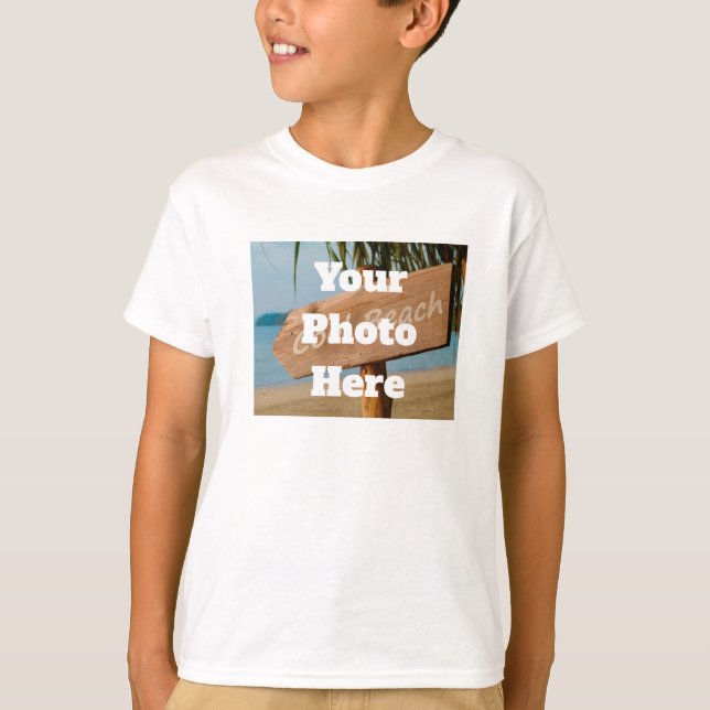Custom Kids Tshirt - Personalized Photo Toddler (Front)
