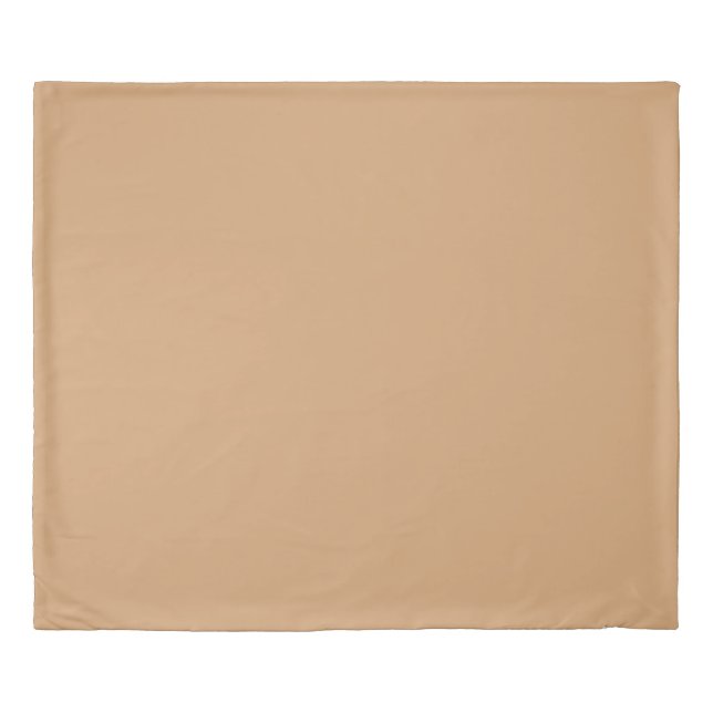 Custom King Duvet – Warm Sand Elegance Cover (Front)