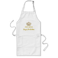 Custom, King of the Kitchen. Long Apron