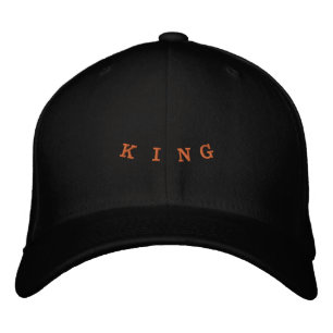 Custom King Text 777 Number Printed Handsome-Hat Embroidered Baseball Cap