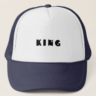 Custom King text name Caps Hats Cool Trucker