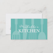 Custom kitchen cooking utensils business card (Front/Back)