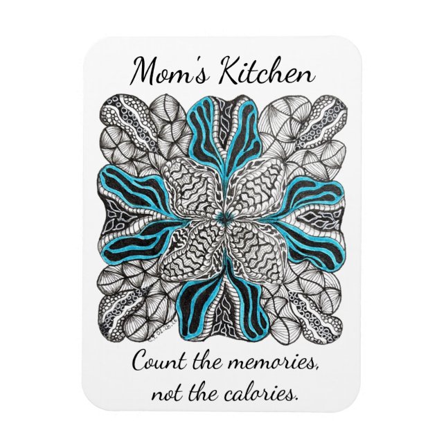 Custom Kitchen Magnet | Count Memories Not Calorie (Vertical)