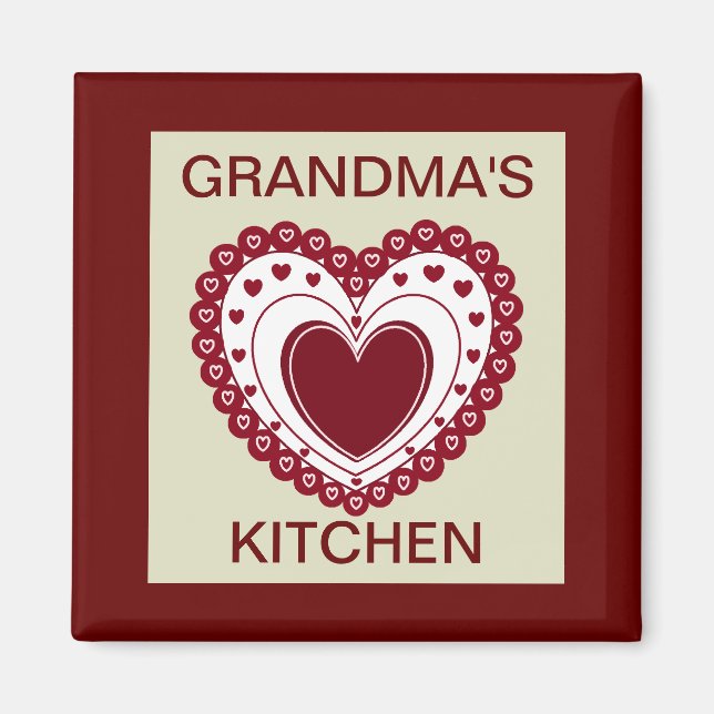 CUSTOM KITCHEN MAGNET Magnet (Front)