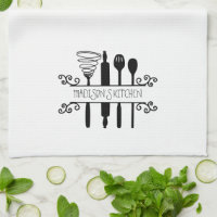 Rolling Pin Personalized Kitchen Towel