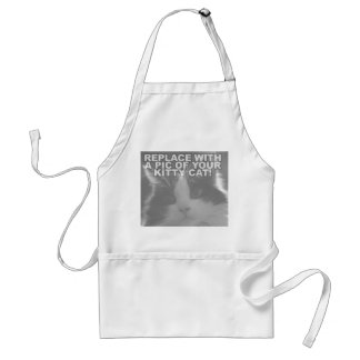 Custom Kitty Cat Adult Apron