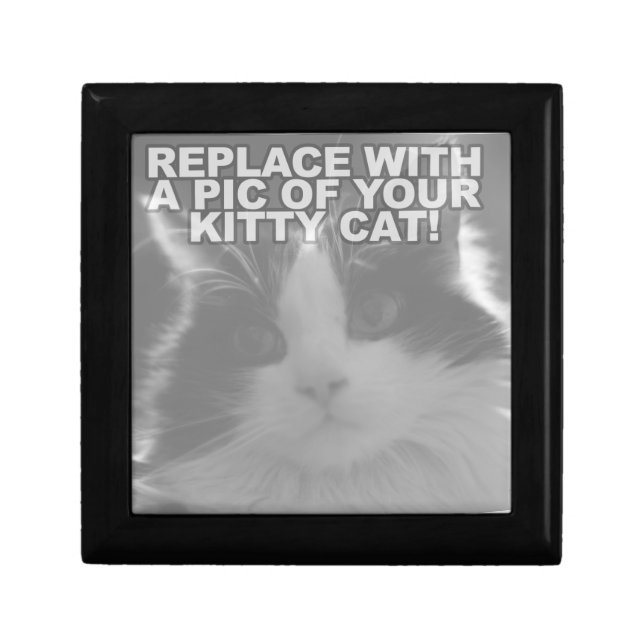 Custom Kitty Cat Jewelry Box (Front)