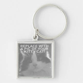 Custom Kitty Cat Keychain
