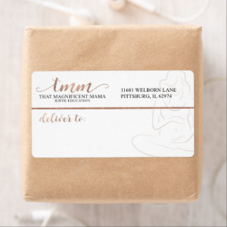 Custom Label Design | Not Editable Template