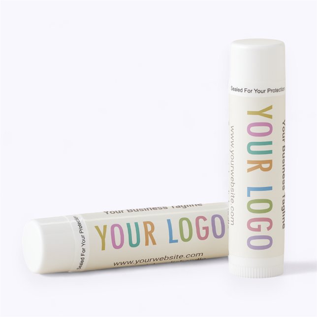 Custom Label Lip Balm Beeswax Promotional Bulk (MISOOK Light Ecru Lip Balm with Logo)