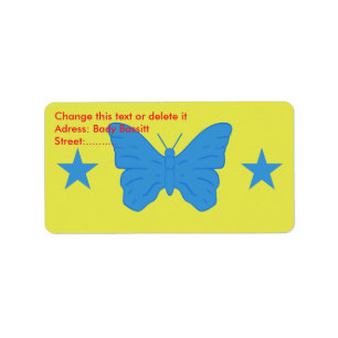 Custom Label with Flag of Bady Bassitt, Brazil