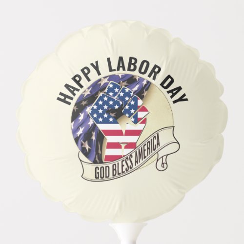 Custom LABOR DAY American Patriotic Balloon