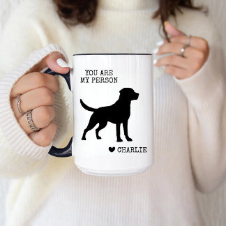Custom Labrador Retriever Black Lab Mom Dog Lover Mug