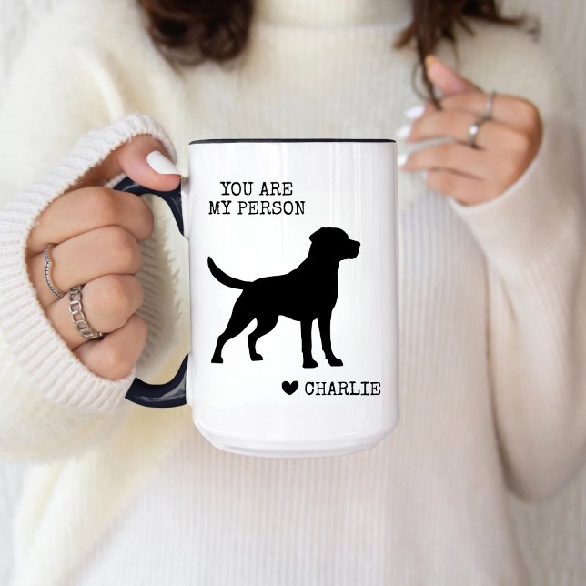 Custom Labrador Retriever Black Lab Mom Dog Lover Mug (Creator Uploaded)