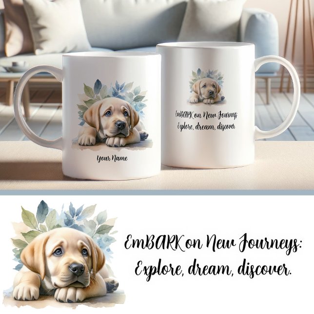 Custom Labrador Retriever Mug with Quote (Creator Uploaded)