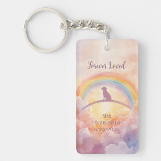 Custom Labrador Retriever Pet Loss Keychain