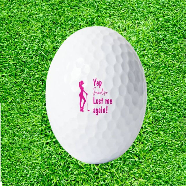 Custom ladies Golf Balls (Elegance Tees Off!)