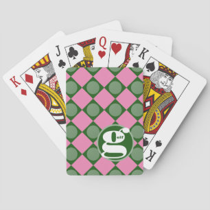 Custom Lady Golfer Playing Cards