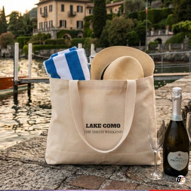 Custom Lake Como The Smith Weekend Personalized De Mini Tote Bag (Creator Uploaded)