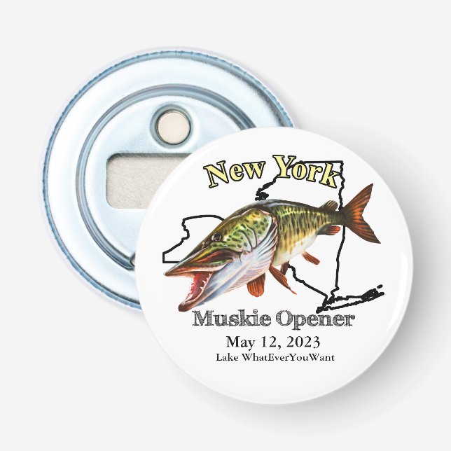 Custom Lake/Date New York Muskie Opener (Front)
