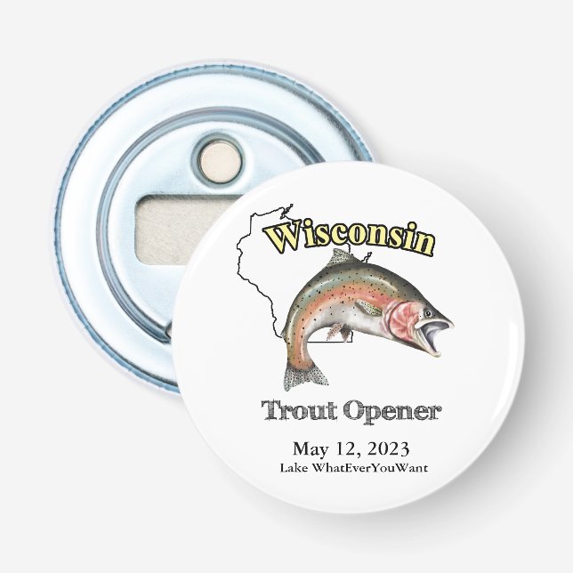 Custom Lake/Date Wisconsin Trout Opener (Front)