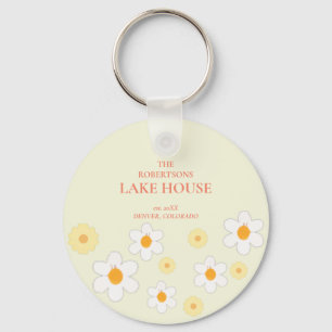 Custom Lake House Keychain