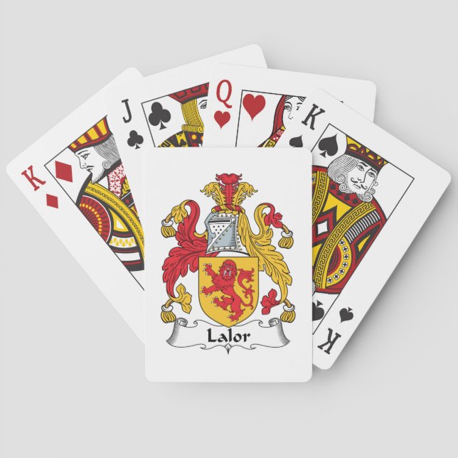 Custom Lalor Poker Cards (Back)