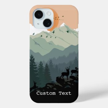 Custom Landscape Photo Collage Iphone 15 Case by bestgiftideas at Zazzle