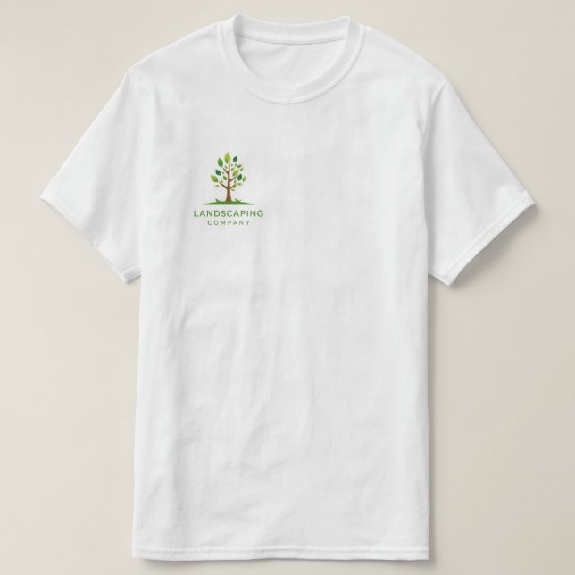 Custom Landscaping Company T-Shirt | Professional  (Design Front)