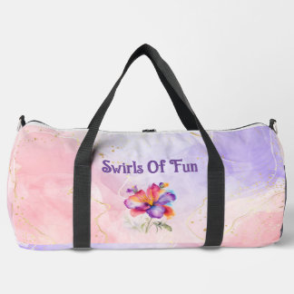 Custom large duffel bag