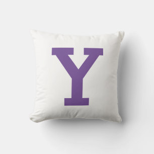Custom Large Initial Letter Throw Pillow