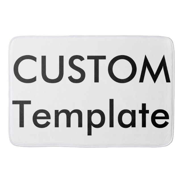 Custom Large Memory Foam Bath / Shower Mat (Front)