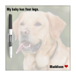 Custom Large Photo Personalized Pet Dry Erase Board
