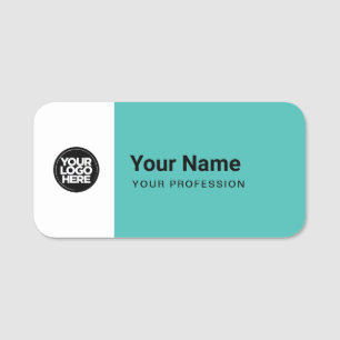 Custom Large Pin Name Tag or Magnetic with Logo