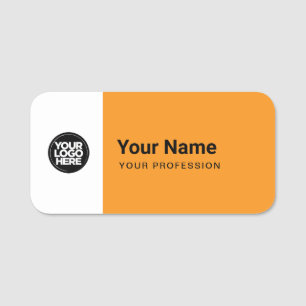 Custom Large Pin Name Tag or Magnetic with Logo