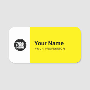 Custom Large Pin Name Tag or Magnetic with Logo