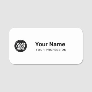 Custom Large Pin Name Tag or Magnetic with Logo