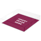 Custom Large Square Acrylic Serving Tray Template