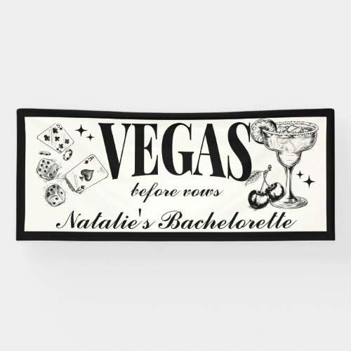 Custom Las Vegas Bachelorette Party Personalized Banner