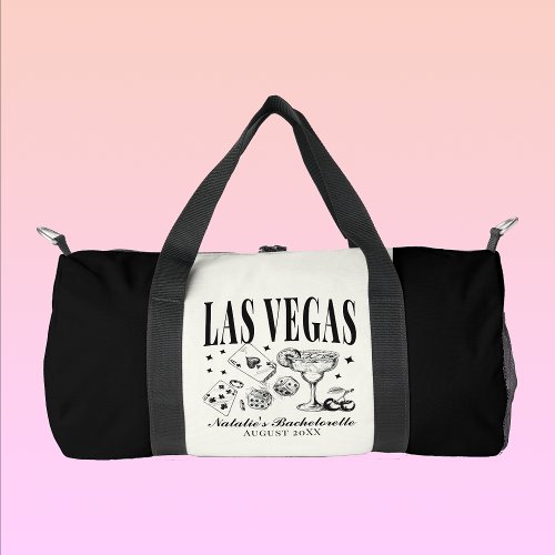 Custom Las Vegas Bachelorette Party Personalized Duffle Bag