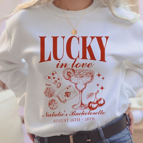 Custom Las Vegas Bachelorette Party Personalized Sweatshirt