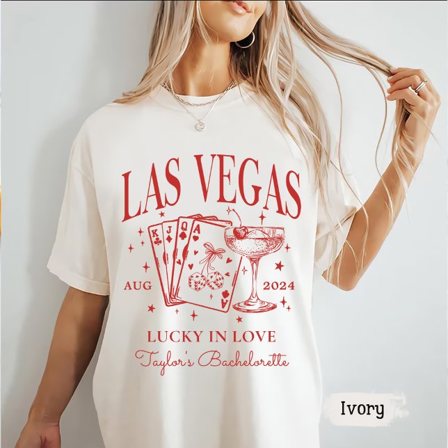 Custom Las Vegas Bachelorette Party Personalized T-Shirt (Creator Uploaded)