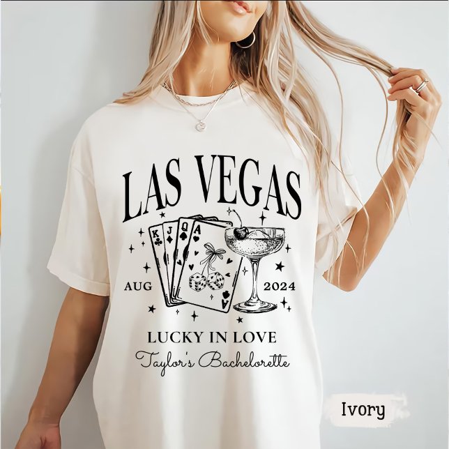 Custom Las Vegas Bachelorette Party Personalized T-Shirt (Creator Uploaded)