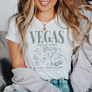 Custom Las Vegas Bachelorette Party Personalized T-Shirt