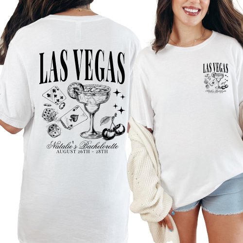 Custom Las Vegas Bachelorette Party Personalized T_Shirt