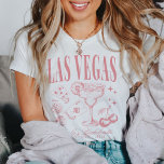 Custom Las Vegas Bachelorette Party Personalized T-Shirt<br><div class="desc">Celebrate your Las Vegas bachelorette party with our Custom Las Vegas Bachelorette Party Personalized T-Shirts. These stylish shirts are designed to capture the excitement and glamour of a Vegas bachelorette, featuring retro casino themes perfect for your bach trip. Whether you're hitting the casinos or enjoying a night out on the...</div>