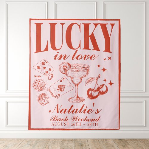 Custom Las Vegas Bachelorette Party Personalized  Tapestry